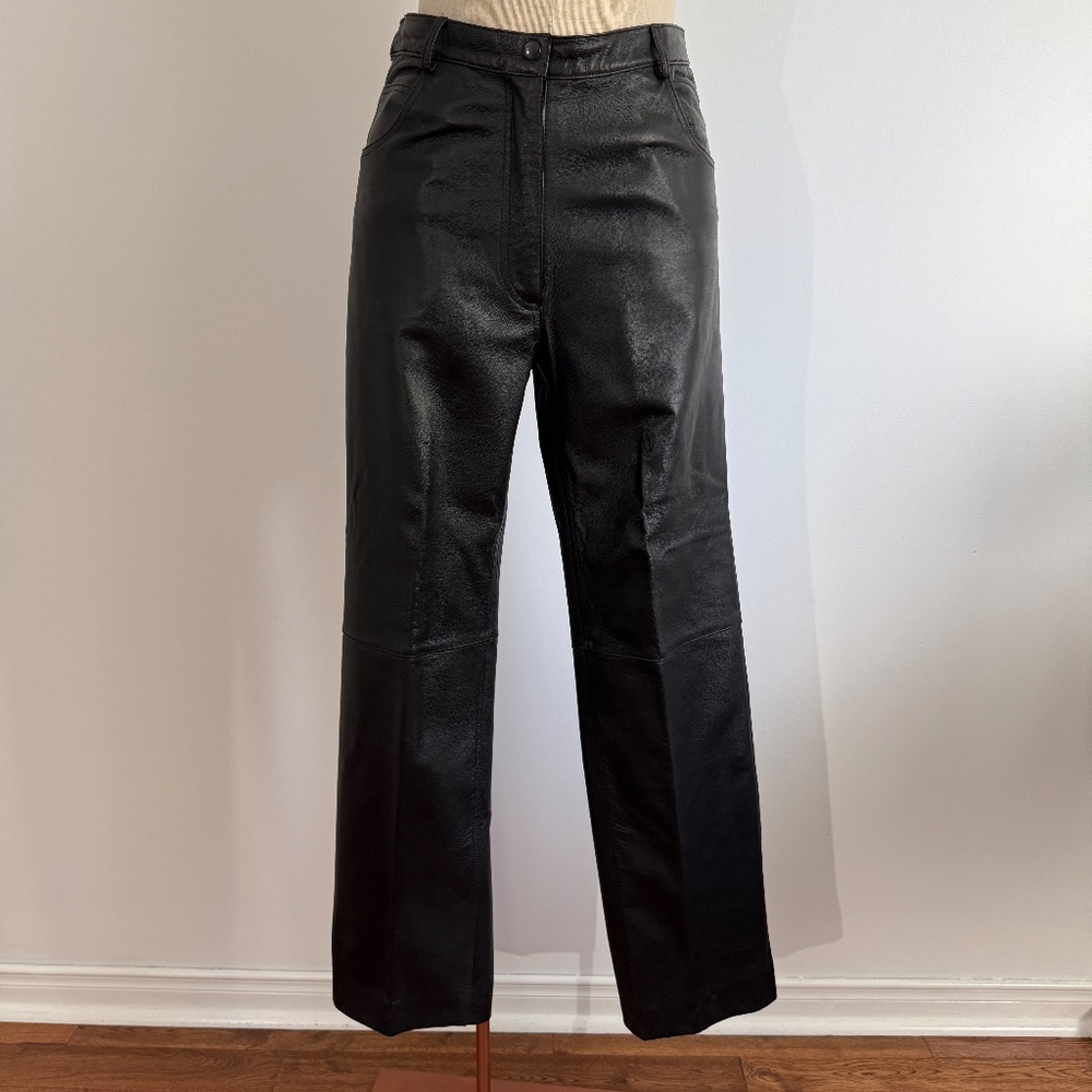 Cuir L'Écuyer - Black Leather Pants